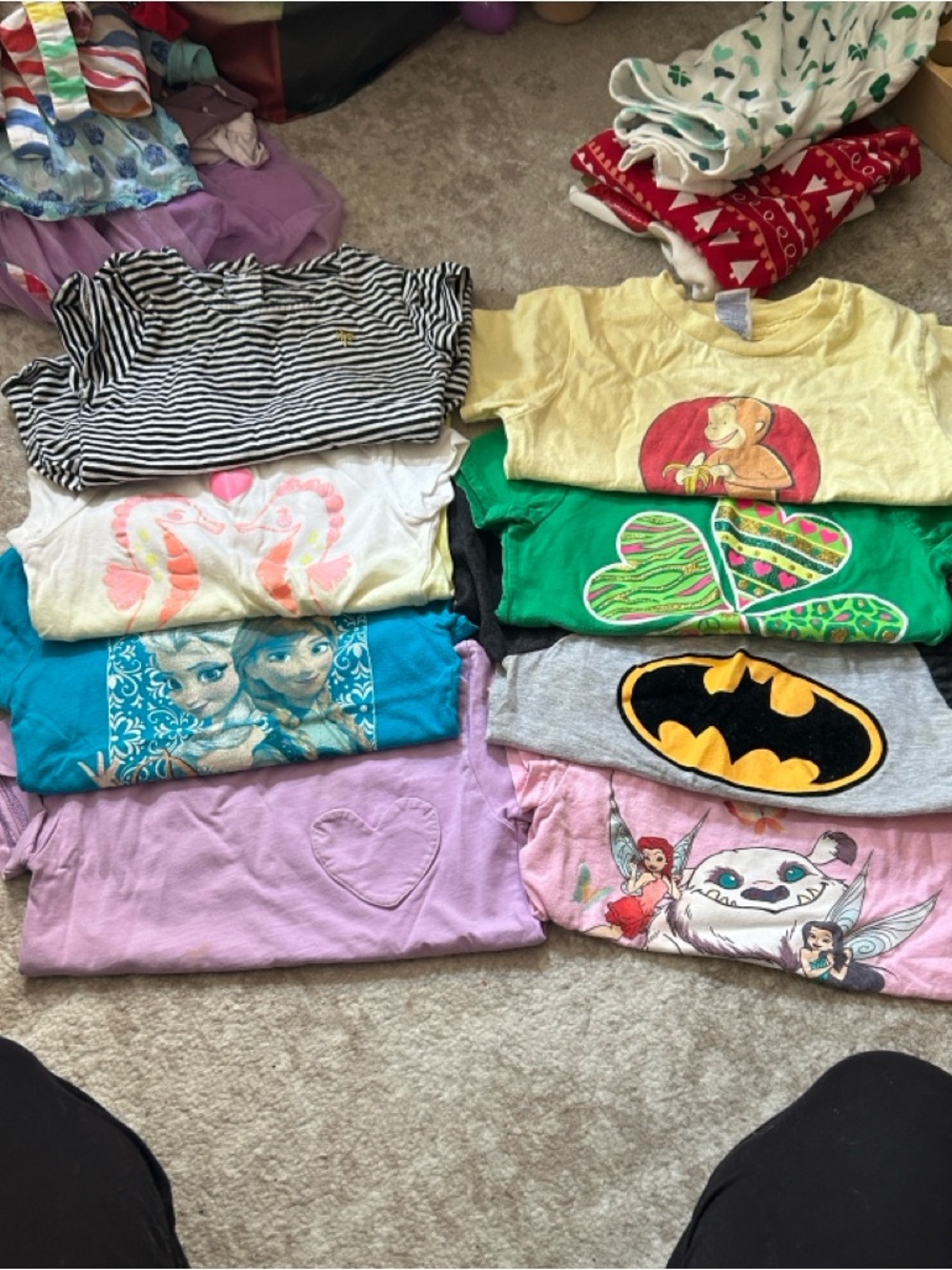 Bundle of girls size 4T clothing -shirts, tanks, pants, dresses, skorts